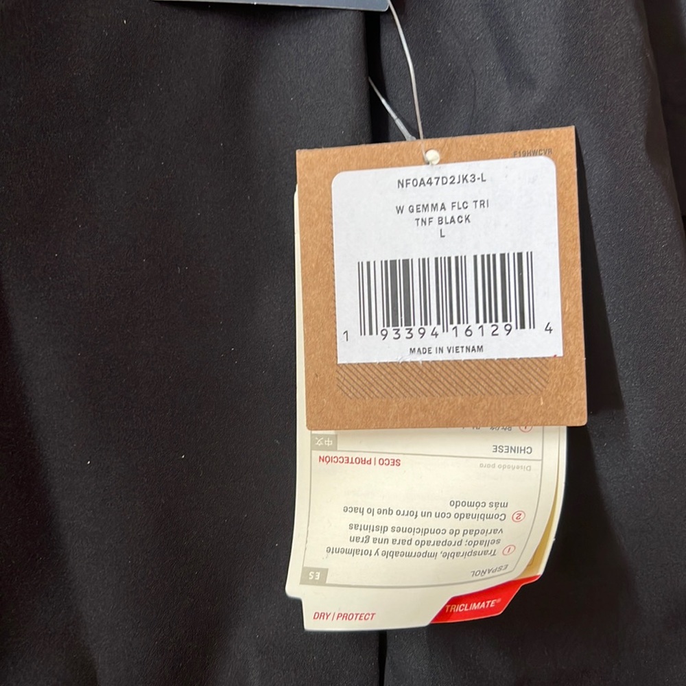 The North Face Women’s Gemma Triclimate Jacket Size L - Picture 4 of 10